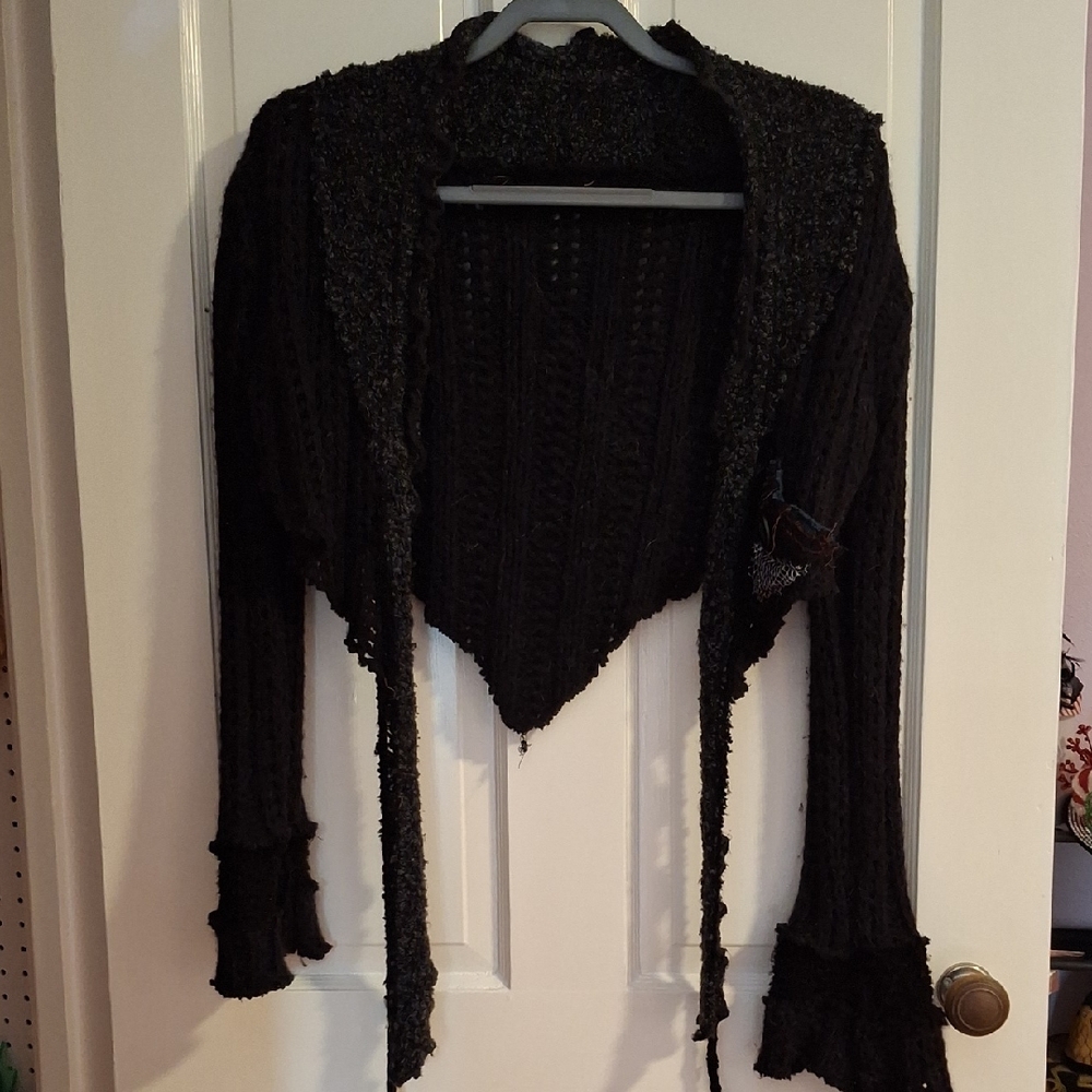 From London Handmade Elegant Black Women's Sweater